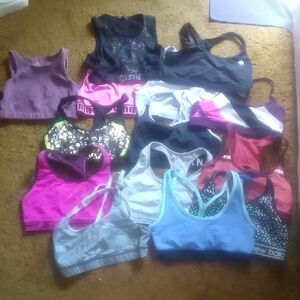 Sports Bra Bundle Lululemon Free People New Balance CK Champion Puma Koral DKNY